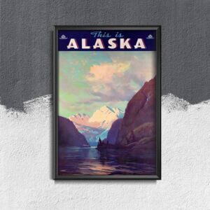 Plakat retro Plakat retro To jest Alaska