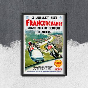 Plakat do pokoju Plakat do pokoju Francorchamps Grand Prix de Belgique