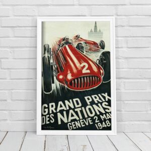 Plakat retro Plakat retro Grand Prix des Nations Geneve