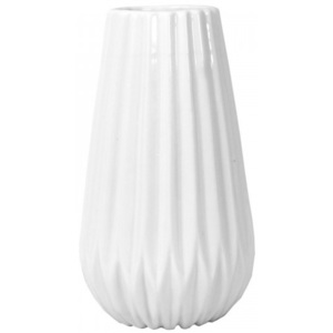 Ceramiczny wazon dekoracyjny biały