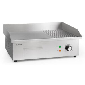 Klarstein Grillmeile 3000GR, grill elektryczny, 54,5 x 35 cm, gładki/ryflowany, 3000 W