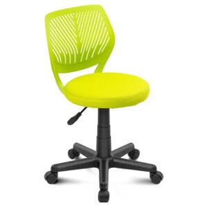 Fotel biurowy DIVOLIO Smart z okrągłym siedziskiem, zielony