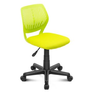 Fotel biurowy DIVOLIO Smart z trapezowym siedziskiem, zielony