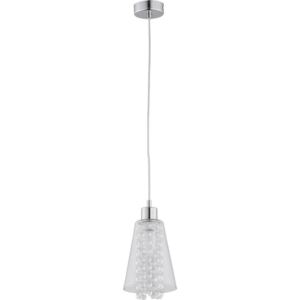 Lampa wisząca ALFA MARINE, srebrna, 1x40W, 105x13 cm