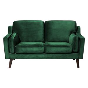 Sofa tapicerowana BELIANI Lokka, 3-osobowa, zielona, 85x204x83 cm
