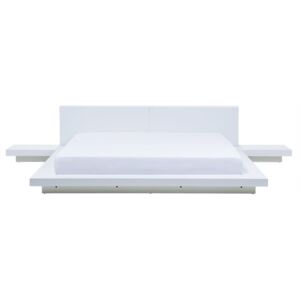 Łóżko wodne BELIANI Zen, białe, 180x200 cm