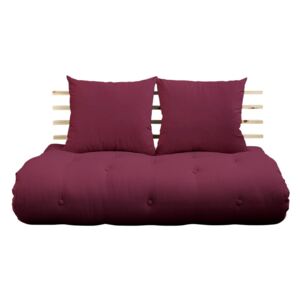 Sofa rozkładana Karup Design Shin Sano Natural Clear/Bordeaux
