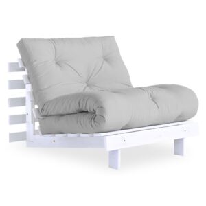 Fotel rozkładany Karup Design Roots White/Light Grey