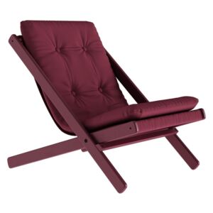 Składany fotel Karup Design Boogie Siesta Red/Bordeaux