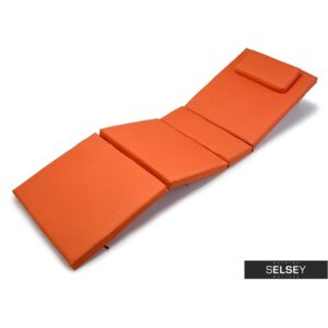 Poduszka na leżak pomarańczowa