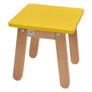 Żółty stołek dziecięcy BELLAMY Woody