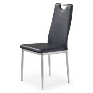 SELSEY Krzesło tapicerowane Gradna czarne