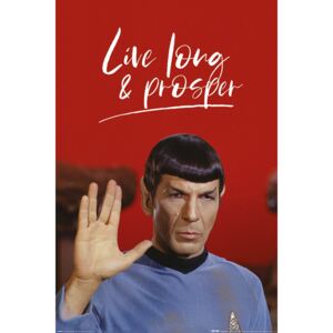 Plakat, Obraz Star Trek - Live Long and Prosper, (61 x 91,5 cm)