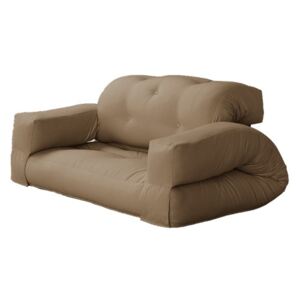 Sofa rozkładana z brązowym obiciem Karup Design Hippo Mocca
