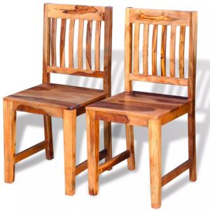 Krzesła do jadalni, 2 szt., drewno sheesham