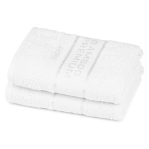 4Home Bamboo Premium ręcznik biały, 50 x 100 cm, zestaw 2 szt