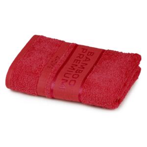 4Home Ręcznik Bamboo Premium czerwony, 50 x 100 cm