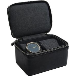 Pudełko na zegarki podróżne Stackers dwukomorowe czarne