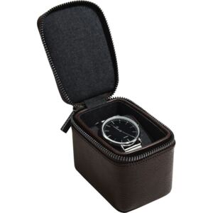 Pudełko na zegarki podróżne Stackers jednokomorowe brązowe