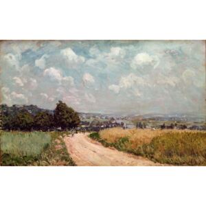 Reprodukcja Turning Road or View of the Seine 1875, Alfred Sisley