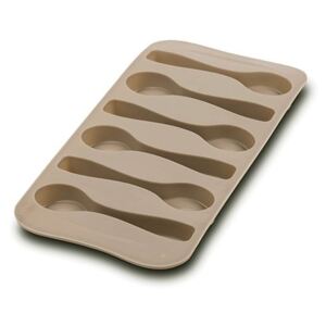 Forma silikonowa do czekolady, na 6 sztuk Misty Grey, L20,8xl10,5xH1,6 cm