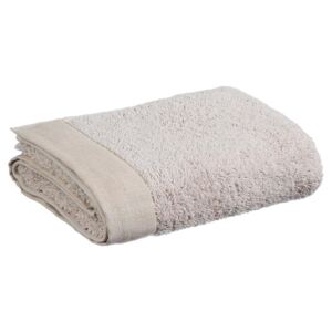 Ręcznik kąpielowy EMAKO, beżowy, 90x50 cm