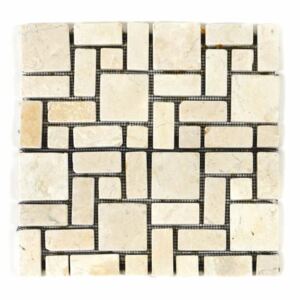 Mozaika marmurowa divero 1m² kremowa