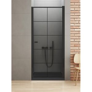 NEW TRENDY Drzwi prysznicowe New Soleo Black 80x195 D-0276A