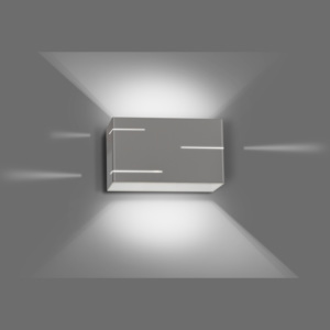 LASER GRAY 824/3 nowoczesny kinkiet ścienny LED szary