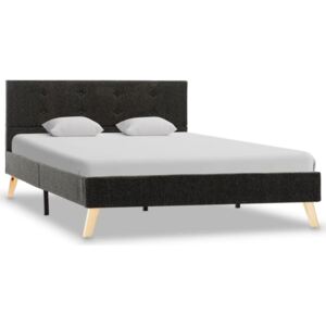 Rama łóżka tapicerowana PERVOI, ciemnoszara, 120x200 cm