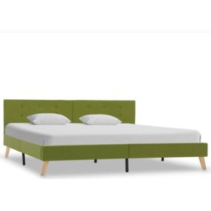 Rama łóżka tkaninowa PERVOI, zielona, 180x200 cm