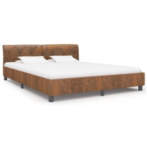 Rama łóżka PERVOI, brązowa, 160x200 cm