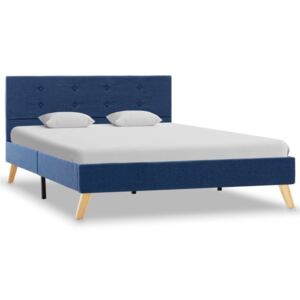 Rama łóżka tkaninowa PERVOI, niebieska, 120x200 cm