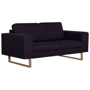 Elegancka dwuosobowa sofa Williams - czarna