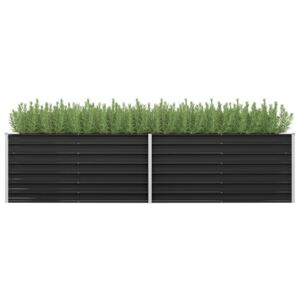 Doniczka ogrodowa na rośliny PERVOI, czarna, 77x80x320 cm