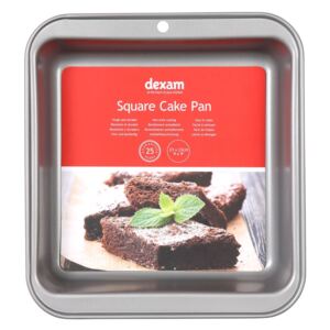 Forma do pieczenia tortu z warstwą nieprzywierającą Dexam Square Cake, 23x23 cm