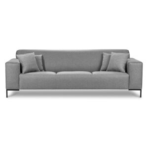 Szara sofa 3-osobowa Cosmopolitan Design Seville