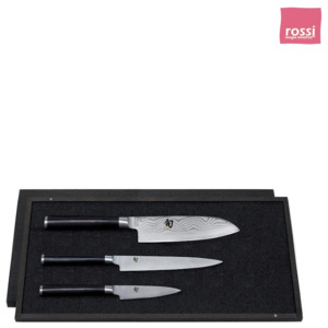 KAI Shun zestaw 3 noży w drewnianym etui DMS-310