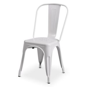 Krzesło bistro Paris inspirowane TOLIX - białe