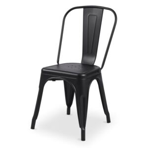Krzesło bistro Paris inspirowane TOLIX - czarne