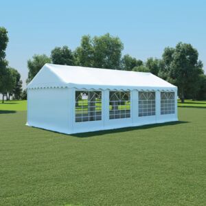 Namiot ogrodowy z PVC, 4x8 m, biały