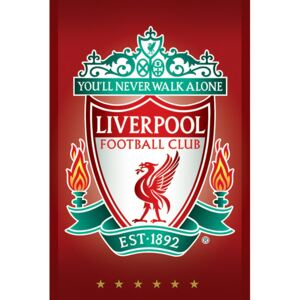 Plakat, Obraz Liverpool Fc - Crest, (61 x 91,5 cm)