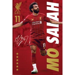 Plakat, Obraz Liverpool Fc - Mo Salah, (61 x 91,5 cm)