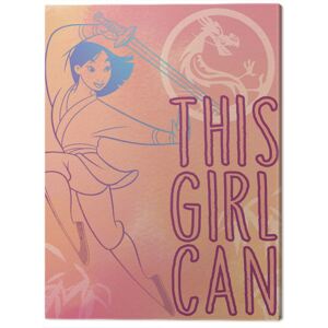 Obraz na płótnie Mulan - This Girl Can, (40 x 50 cm)