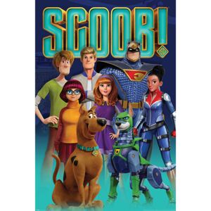 Plakat, Obraz Scoob - Scooby Gang and Falcon Force, (61 x 91,5 cm)