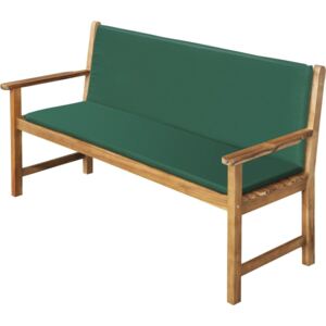 Zielona poduszka na ławkę Fieldmann