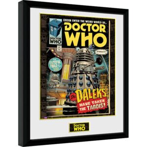 Oprawiony Obraz Doctor Who - Daleks Tardis Comic