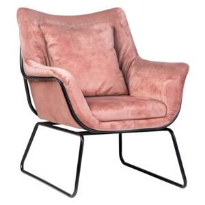 Fotel Kavos : Kolor - różowy