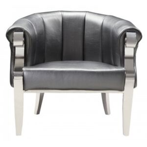 Fotel glamour Bradley - nowoczesny fotel tapicerowany ekoskóra
