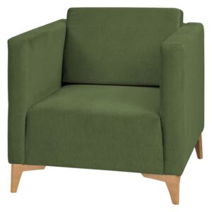 SELSEY Fotel Tanzania zielony